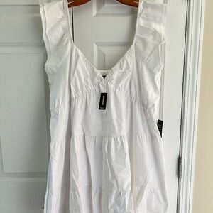 NWT Express White Summer Dress